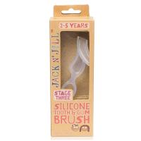 Jack N' Jill Silicone Tooth & Gum Brush Stage Three (2-5 years)